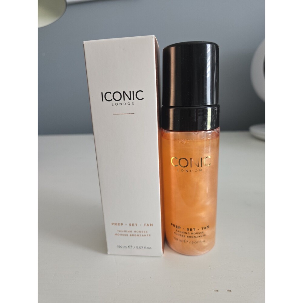 Iconic London Prep Set Tan Mousse Original 5.07 oz 150 ml Full Size NIB